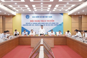 Tổng giám đốc Nguyễn Thế Mạnh, Trưởng Ban chỉ đạo chuyển đổi số ngành BHXH Việt Nam, chủ trì Hội nghị
