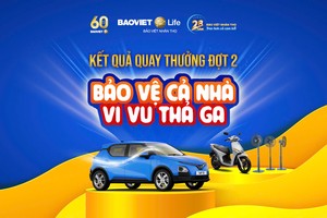 Giải thưởng ô tô tiếp theo của chương trình tri ân mừng sinh nhật lần thứ 28 của Bảo Việt Nhân thọ đã được trao cho khách hàng tại tỉnh Nghệ An