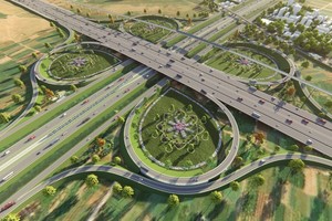 Phối cảnh đường Vành đai 4 - vùng Thủ đô.