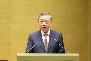 Tổng Bí thư, Chủ tịch nước Tô Lâm phát biểu tại phiên khai mạc kỳ họp thứ 8 Quốc hội khóa XV. 