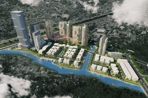 Kinh doanh thua lỗ khiến Investco đang âm vốn chủ sở hữu 26,6 tỷ đồng. Trong ảnh: Phối cảnh dự án Investco Green City.