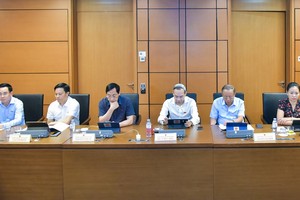 Phiên thảo luận về kinh tế - xã hội tại tổ 10. 