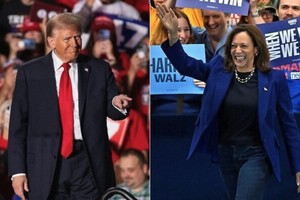 Ông Donald Trump và bà Kamala Harris. Ảnh: AFP
