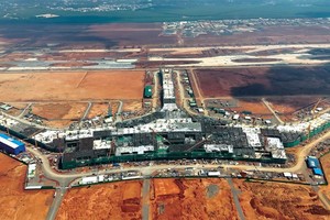 Thi công xây dựng Cảng hàng không quốc tế Long Thành giai đoạn 1.