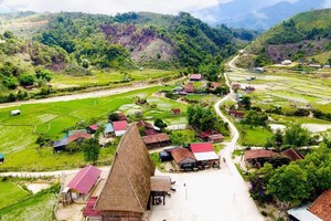 Khu du lịch Măng Đen, huyện Kon Plông, tỉnh Kon Tum.