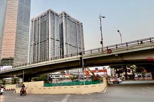 Dự án Vinhomes Metropolis nằm ngay cạnh ga Kim Mã. Ảnh: Thanh Vũ