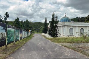 Một góc Dự án Khu đô thị thương mại, du lịch, nghỉ dưỡng sinh thái Đại Ninh.