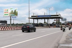 Một đoạn Quốc lộ 51.