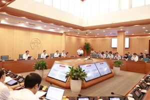 Ban Chỉ đạo cải cách hành chính, chuyển đổi số, Đề án 06 TP. Hà Nội giao ban tháng 11/2024.