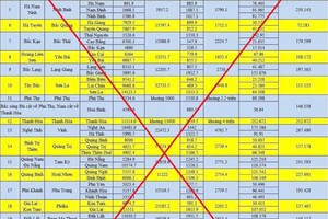 Những ngày qua, nhiều tài khoản, fanpage trên mạng xã hội đưa tin không đúng sự thật về việc sáp nhập 63 tỉnh, thành.