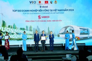 SABECO (SAB) tiếp tục vào top 100 doanh nghiệp phát triển bền vững hàng đầu