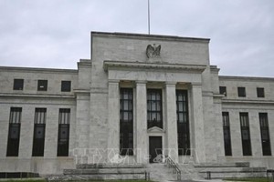  Trụ sở Cục Dự trữ liên bang Mỹ ở Washington DC, Mỹ. (Ảnh: THX/TTXVN)