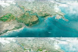 Phối cảnh Khu kinh tế ven biển phía Nam Hải Phòng