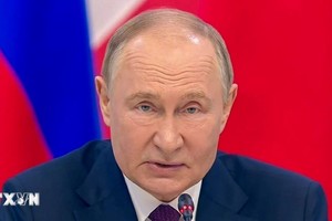 Tổng thống Nga Vladimir Putin. (Ảnh: ANI/TTXVN)
