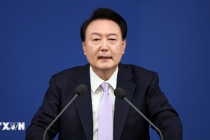 Tổng thống Hàn Quốc Yoon Suk Yeol. (Ảnh: Yonhap/TTXVN)
