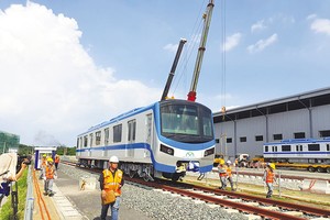 Tuyến metro số 1 (Bến Thành - Suối Tiên) được đầu tư bằng vốn vay ODA của Nhật Bản. Tuyến metro này sẽ vận hành thương mại vào ngày 22/12/2024 - Ảnh: Lê Toàn