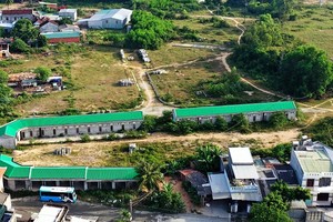 Dự án Khu thương mại dịch vụ và dân cư Tịnh Phong sau 7 năm thực hiện vẫn không xong