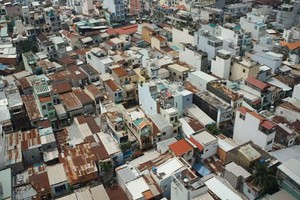 Nhà ống ở TP.HCM (Ảnh minh họa: Shutterstock)