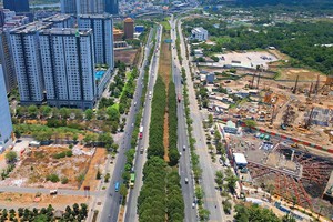 Một dự án của Gamuda Land đang triển khai tại TP. Thủ Đức (TP.HCM) Ảnh: Lê Toàn