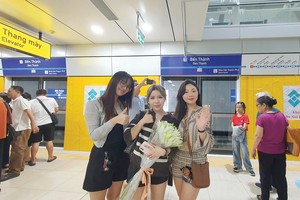 Sân ga của tuyến metro số 1, TP.HCM 