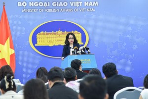 Người Phát ngôn Bộ Ngoại giao Phạm Thu Hằng. Ảnh: Tuấn Anh 