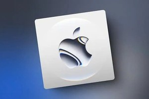 Hình ảnh logo Apple màu bạc trong bài đăng của CEO Tim Cook trên mạng xã hội X. Ảnh: 9to5mac 