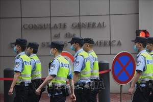 Tổng Lãnh sự quán Mỹ tại thành phố Thành Đô, Trung Quốc. Ảnh tư liệu: AFP/TTXVN