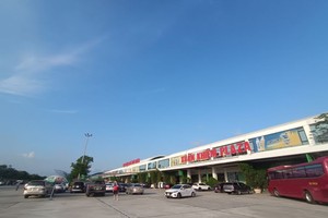 Trạm dừng nghỉ Xuân Khiêm trên cao tốc Cao Bồ - Mai Sơn.