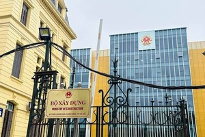 Trụ sở của Bộ Xây dựng tại số 80 Trần Hưng Đạo, TP. Hà Nội. 