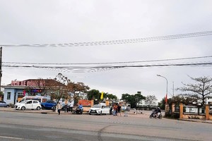 Bến xe khách Đông Hà, tỉnh Quảng Trị hiện nay sẽ được di dời sang vị trí mới. Ảnh: Duy Lợi