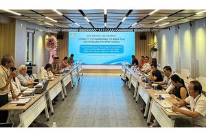 Cuộc gặp báo chí mới đây của Công ty cổ phần Đầu tư Bình Tân.