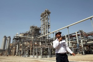 Khu phức hợp hóa dầu Mahshahr ở tỉnh Khuzestan, một vùng đất giàu tài nguyên dầu mỏ của Iran. Ảnh: AFP