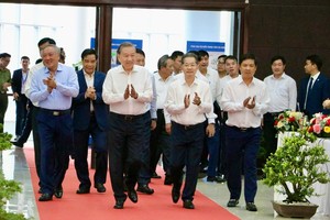 Tổng Bí thư Tô Lâm làm việc với Ban Thường vụ Thành ủy Đà Nẵng và Ban Thường vụ Tỉnh ủy Quảng Nam trong chiều 29/3.