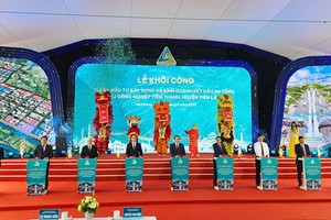 Khởi công xây dựng Khu công nghiệp Tiên Thanh hơn 4.597 tỷ đồng 