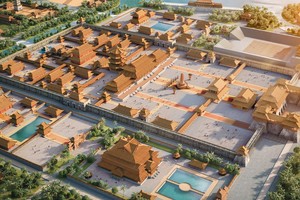 Quần thể tái hiện sinh động bức tranh tổng thể về Kinh thành Thăng Long