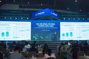 Ông Sung Min Woo - Chủ tịch Hội đồng Quản trị Imexpharm tại ĐHĐCĐ Imexpharm 2025. Ảnh: Imexpharm.