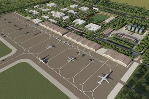 Phối cảnh sân bay Gia Bình