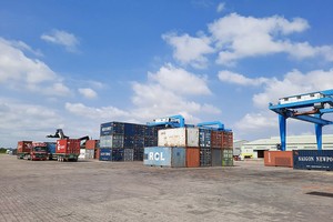 Bến cảng Tân Cảng Cái Cui (quận Cái Răng, TP. Cần Thơ) do Tổng Công ty Tân Cảng Sài Gòn khai thác