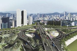 Vòng xoay nút giao Nguyễn Xiển - Xa La