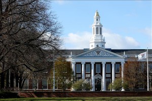 Trường đại học Harvard ở Cambridge, Massachusetts, Mỹ. Ảnh tư liệu: AFP/TTXVN