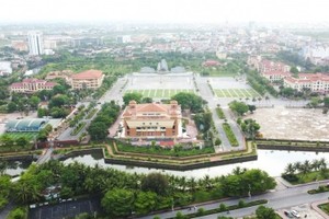 Trung tâm hành chính của tỉnh Quảng Trị sau sáp nhập được đặt tại TP. Đồng Hới hiện nay. Ảnh: Ngọc Tân