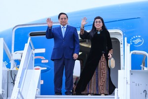 Thủ tướng Phạm Minh Chính tới Thủ đô Tallinn, bắt đầu thăm chính thức Estonia 