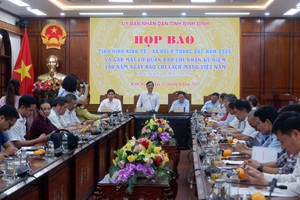 Lãnh đạo UBND tỉnh Bình Định thông tin việc chuẩn bị vận hành chính quyền địa phương 2 cấp.