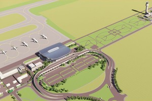 Phối cảnh Cảng hàng không Quảng Trị (nguồn: T&T). 