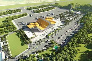 Phối cảnh Cảng hàng không Sa Pa.