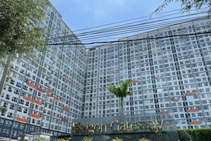 Chung cư Saigon Gateway, nơi đang là điểm nóng khiếu nại, khiếu kiện.