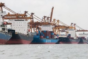 Cảng hàng hóa ở Bangkok, Thái Lan ngày 3/4/2025. Ảnh: REUTERS/TTXVN