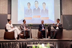 Phần tọa đàm cùng các chuyên gia kinh tế đầu ngành tại Hội thảo (nguồn: Chứng khoán Nhất Việt – VFS)