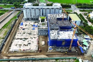 Một dự án nhà ở xã hội cho công nhân thuê tại TP.HCM. Ảnh: Lê Toàn.