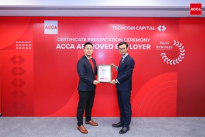 Techcom Capital chính thức trở thành Tổ chức đạt chuẩn quốc tế của ACCA